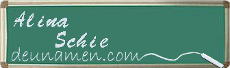 Alina Schie Visitenkarte